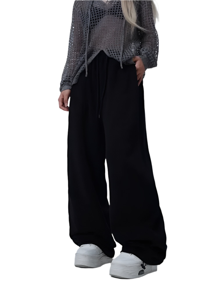 Elegant High-Waisted Oversized Pants