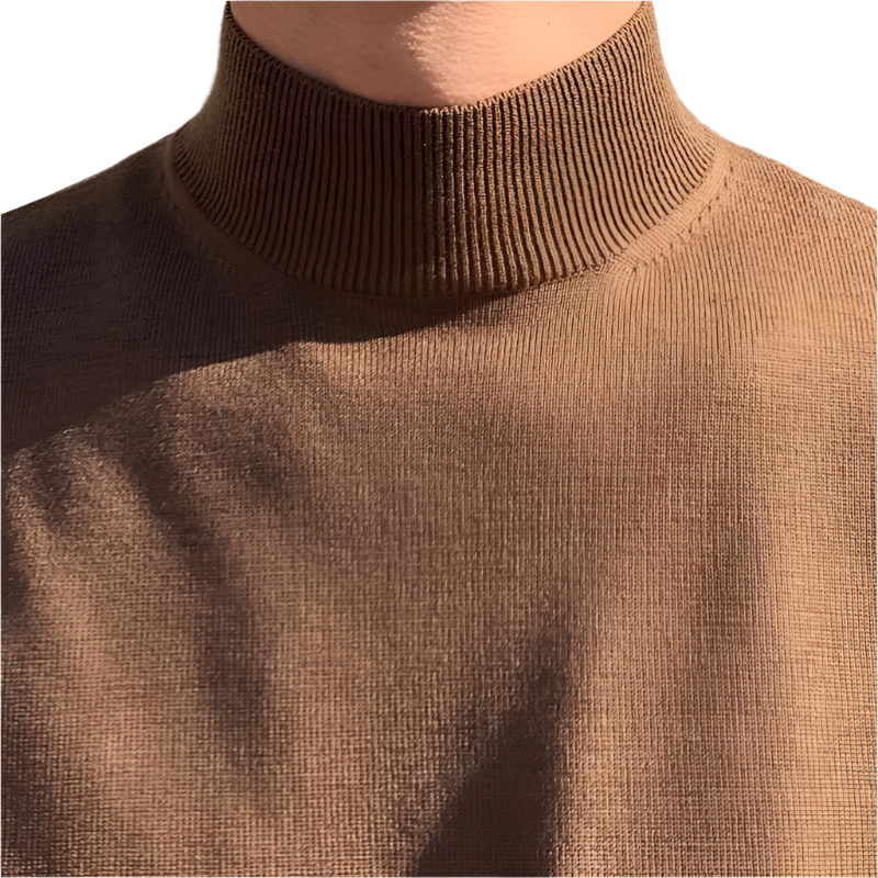 Men's Half Turtleneck Knit Sweater