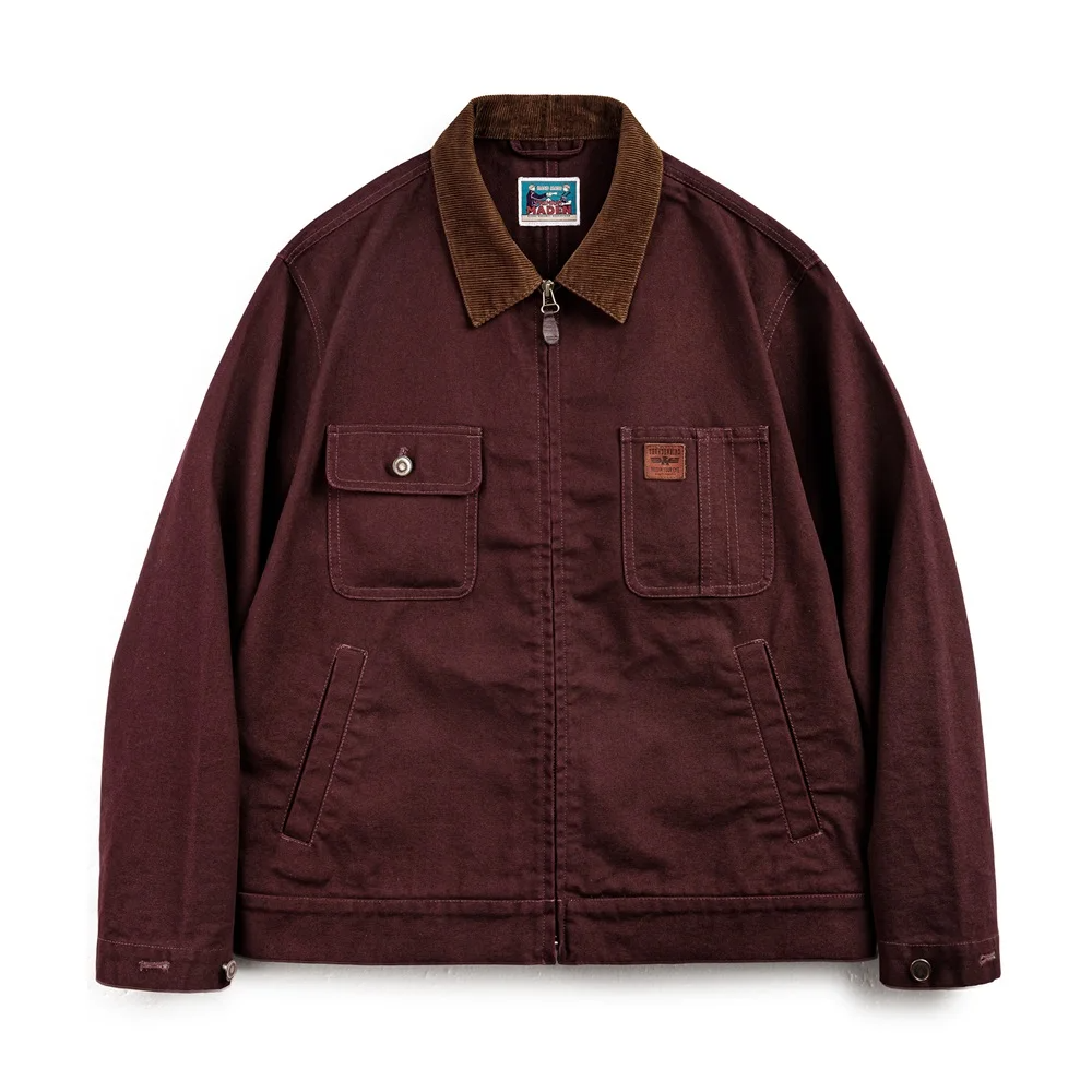 Retro Corduroy Collar Jacket