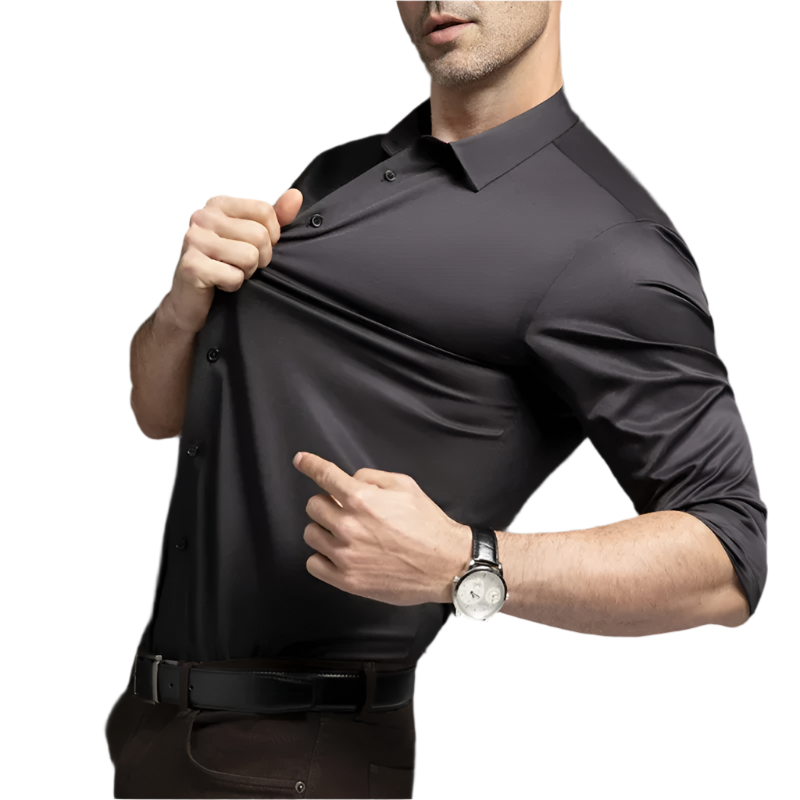 Wrinkle-Resistant Silk Shirt